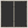 Mesa de jardín superficie vidrio ratán PE gris claro 90x90x75cm de , Mesas de jardín - Ref: Foro24-368122, Precio: 99,73 €