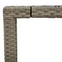 Garden table light gray PE rattan glass surface 90x90x75cm by , Garden tables - Ref: Foro24-368122, Price: 107,73 €, Discount: %
