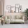 Cremefarbenes 2-Sitzer-Sofa aus Samt mit Kissen von , Sofas - Ref: Foro24-372639, Preis: 244,34 €, Rabatt: %