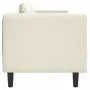 Cream velvet 2-seater sofa with cushions by , Sofas - Ref: Foro24-372639, Price: 241,00 €, Discount: %
