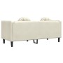 Cremefarbenes 2-Sitzer-Sofa aus Samt mit Kissen von , Sofas - Ref: Foro24-372639, Preis: 244,34 €, Rabatt: %