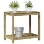Plantation table with impregnated pine wood shelf 82.5x50x75cm by , Pot stands - Ref: Foro24-832401, Price: 77,54 €, Discount: %
