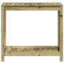 Plantation table with impregnated pine wood shelf 82.5x50x75cm by , Pot stands - Ref: Foro24-832401, Price: 77,54 €, Discount: %