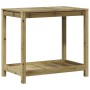Plantation table with impregnated pine wood shelf 82.5x50x75cm by , Pot stands - Ref: Foro24-832401, Price: 78,50 €, Discount: %