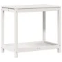Planting table with white pine wood shelf 82.5x50x75 cm by , Pot stands - Ref: Foro24-832398, Price: 61,52 €, Discount: %