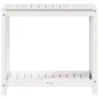 Planting table with white pine wood shelf 82.5x50x75 cm by , Pot stands - Ref: Foro24-832398, Price: 61,52 €, Discount: %