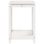 Pflanztisch mit Ablage aus weißem Kiefernholz, 82,5 x 50 x 75 cm von , Topfständer - Ref: Foro24-832398, Preis: 86,78 €, Raba...