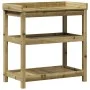 Plantagentisch mit imprägnierten Holzregalen 82,5 x 45 x 86,5 cm von , Topfständer - Ref: Foro24-832436, Preis: 104,97 €, Rab...