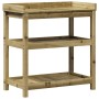 Plantagentisch mit imprägnierten Holzregalen 82,5 x 45 x 86,5 cm von , Topfständer - Ref: Foro24-832436, Preis: 104,97 €, Rab...