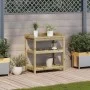 Plantation table with impregnated wood shelves 82.5x45x86.5 cm by , Pot stands - Ref: Foro24-832436, Price: 103,67 €, Discoun...