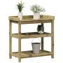 Plantation table with impregnated wood shelves 82.5x45x86.5 cm by , Pot stands - Ref: Foro24-832436, Price: 103,67 €, Discoun...