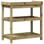 Plantation table with impregnated wood shelves 82.5x45x86.5 cm by , Pot stands - Ref: Foro24-832436, Price: 103,67 €, Discoun...