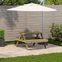 Impregnated pine wood picnic table 105x134x75 cm by , Garden tables - Ref: Foro24-832571, Price: 144,52 €, Discount: %