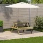 Impregnated pine wood picnic table 105x134x75 cm by , Garden tables - Ref: Foro24-832571, Price: 142,70 €, Discount: %