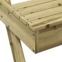 Impregnated pine wood picnic table 105x134x75 cm by , Garden tables - Ref: Foro24-832571, Price: 142,70 €, Discount: %