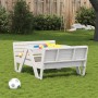 Kinder-Picknicktisch aus massivem weißem Kiefernholz, 88 x 122 x 58 cm von , Gartentische - Ref: Foro24-832602, Preis: 127,92...