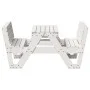 Mesa de pícnic para niños madera maciza pino blanco 88x122x58cm de , Mesas de jardín - Ref: Foro24-832602, Precio: 126,65 €, ...