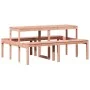 Mesa de pícnic madera maciza Douglas 160x134x75 cm de , Mesas de jardín - Ref: Foro24-832565, Precio: 145,50 €, Descuento: %