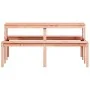 Mesa de pícnic madera maciza Douglas 160x134x75 cm de , Mesas de jardín - Ref: Foro24-832565, Precio: 145,50 €, Descuento: %