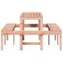 Mesa de pícnic madera maciza Douglas 160x134x75 cm de , Mesas de jardín - Ref: Foro24-832565, Precio: 145,50 €, Descuento: %