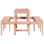 Mesa de pícnic madera maciza Douglas 160x134x75 cm de , Mesas de jardín - Ref: Foro24-832565, Precio: 147,41 €, Descuento: %