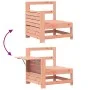 Sofá de jardín con reposabrazo mesa auxiliar madera Douglas de , Sofás de exterior - Ref: Foro24-844881, Precio: 64,51 €, Des...