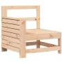 Garden sofa with armrests solid pine wood 69x62x70.5cm by , Outdoor sofas - Ref: Foro24-844883, Price: 58,88 €, Discount: %
