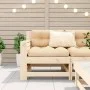 Garden sofa with armrests solid pine wood 69x62x70.5cm by , Outdoor sofas - Ref: Foro24-844883, Price: 58,88 €, Discount: %
