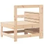 Garden sofa with armrests solid pine wood 69x62x70.5cm by , Outdoor sofas - Ref: Foro24-844883, Price: 58,88 €, Discount: %