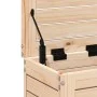 Gartenhocker aus massivem Kiefernholz 62x31,5x52 cm von , Outdoor-Sofas - Ref: Foro24-844888, Preis: 52,48 €, Rabatt: %