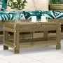 Gartenhocker aus imprägniertem Kiefernholz 62x30x32 cm von , Outdoor-Sofas - Ref: Foro24-844897, Preis: 36,93 €, Rabatt: %