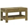 Gartenhocker aus imprägniertem Kiefernholz 62x30x32 cm von , Outdoor-Sofas - Ref: Foro24-844897, Preis: 36,93 €, Rabatt: %