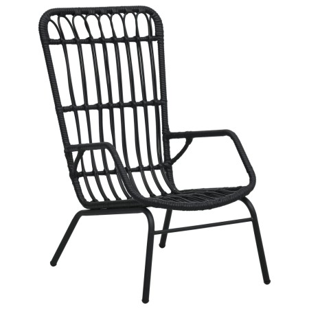 Schwarzer Gartenstuhl aus synthetischem Rattan von vidaXL, Gartenstühle - Ref: Foro24-48581, Preis: 213,06 €, Rabatt: %