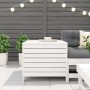 Gartenhocker aus massivem weißem Kiefernholz 62x63,5x53,5 cm von , Outdoor-Sofas - Ref: Foro24-844904, Preis: 87,33 €, Rabatt: %
