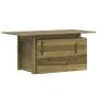 Gartentisch aus imprägniertem Kiefernholz, 100 x 50 x 75 cm von , Gartentische - Ref: Foro24-844912, Preis: 70,93 €, Rabatt: %