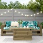 Mesa de jardín madera de pino impregnada 100x50x75 cm de , Mesas de jardín - Ref: Foro24-844912, Precio: 71,62 €, Descuento: %