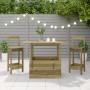 Mesa de jardín madera de pino impregnada 100x50x75 cm de , Mesas de jardín - Ref: Foro24-844912, Precio: 71,62 €, Descuento: %