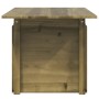 Mesa de jardín madera de pino impregnada 100x50x75 cm de , Mesas de jardín - Ref: Foro24-844912, Precio: 71,62 €, Descuento: %