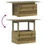 Gartentisch aus imprägniertem Kiefernholz, 100 x 50 x 75 cm von , Gartentische - Ref: Foro24-844912, Preis: 70,93 €, Rabatt: %