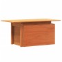 Mesa de jardín madera maciza de pino marrón cera 100x50x75 cm de , Mesas de jardín - Ref: Foro24-844910, Precio: 71,08 €, Des...