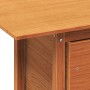 Mesa de jardín madera maciza de pino marrón cera 100x50x75 cm de , Mesas de jardín - Ref: Foro24-844910, Precio: 71,08 €, Des...