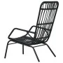 Schwarzer Gartenstuhl aus synthetischem Rattan von vidaXL, Gartenstühle - Ref: Foro24-48581, Preis: 209,45 €, Rabatt: %