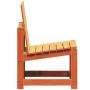 Garden furniture set 3 pieces solid pine wood wax brown by , Garden chairs - Ref: Foro24-844661, Price: 102,38 €, Discount: %