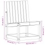 Gartenmöbel-Set 3-teilig, massives Kiefernholz, wachsbraun von , Gartenstühle - Ref: Foro24-844661, Preis: 103,36 €, Rabatt: %