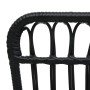 Schwarzer Gartenstuhl aus synthetischem Rattan von vidaXL, Gartenstühle - Ref: Foro24-48581, Preis: 213,06 €, Rabatt: %