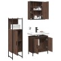 Badezimmermöbel-Set, 3-teilig, braunes Eichensperrholz von , Badezimmermöbel - Ref: Foro24-3214764, Preis: 202,68 €, Rabatt: %