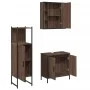 Bathroom furniture set 3 pieces brown oak plywood by , Bathroom furniture - Ref: Foro24-3214764, Price: 198,89 €, Discount: %