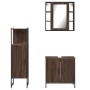 Badezimmermöbel-Set, 3-teilig, braunes Eichensperrholz von , Badezimmermöbel - Ref: Foro24-3214764, Preis: 202,68 €, Rabatt: %