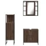 Bathroom furniture set 3 pieces brown oak plywood by , Bathroom furniture - Ref: Foro24-3214764, Price: 198,89 €, Discount: %