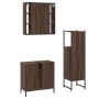 Badezimmermöbel-Set, 3-teilig, braunes Eichensperrholz von , Badezimmermöbel - Ref: Foro24-3214764, Preis: 202,68 €, Rabatt: %